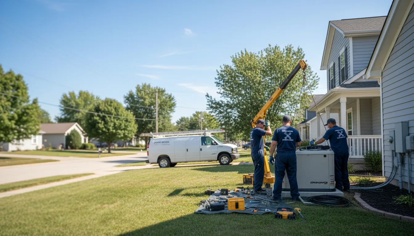 Generator Installation in Edinburg, IL near me